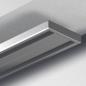 Preview: GARDUNA - Gardinenschiene Vorhangschiene - Aluminium - weiß / silber - 1- oder 2-läufig