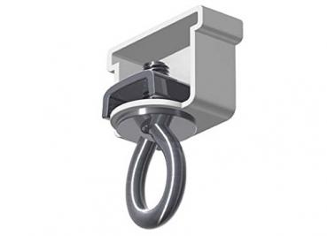 Preview: GARDUNA ausziehbare Gardinenschiene Vorhangschiene, weiß, glatte, glänzende Oberfläche - Komplettset inkl. allem Zubehör